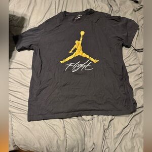 Jordan Men's T-Shirt in Black and Gold